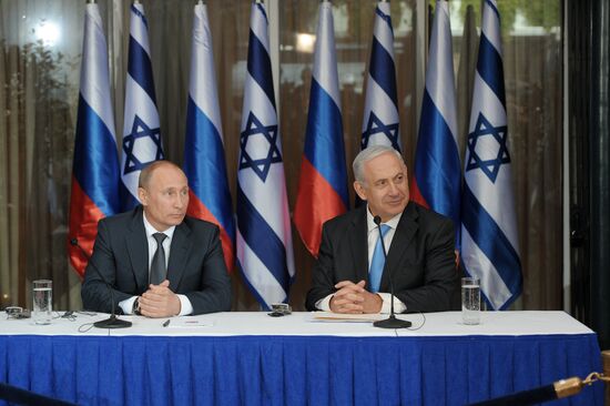 Russian President Vladimir Putin's working visit to Israel
