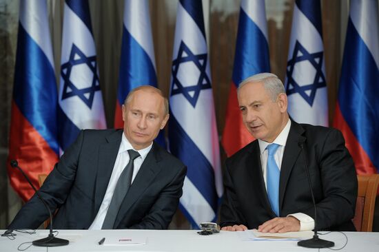 Russian President Vladimir Putin's working visit to Israel