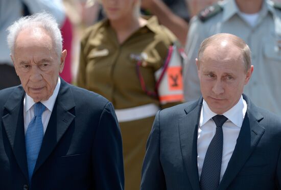 Russian President Vladimir Putin's working visit to Israel