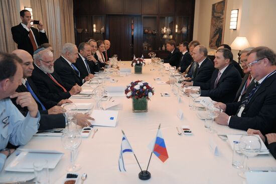 Russian President Vladimir Putin's working visit to Israel