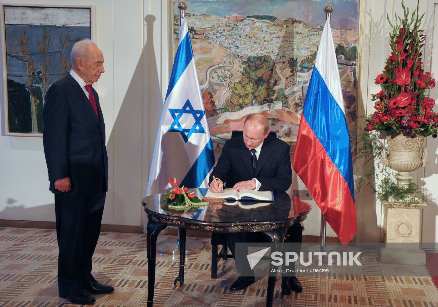 Russian President Vladimir Putin on working visit to Israel
