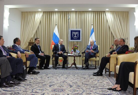 Russian President Vladimir Putin on working visit to Israel