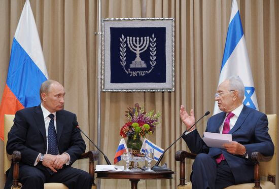 Russian President Vladimir Putin on working visit to Israel