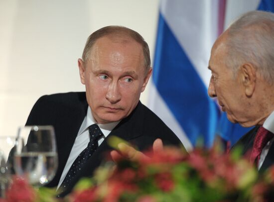 Russian President Vladimir Putin on working visit to Israel