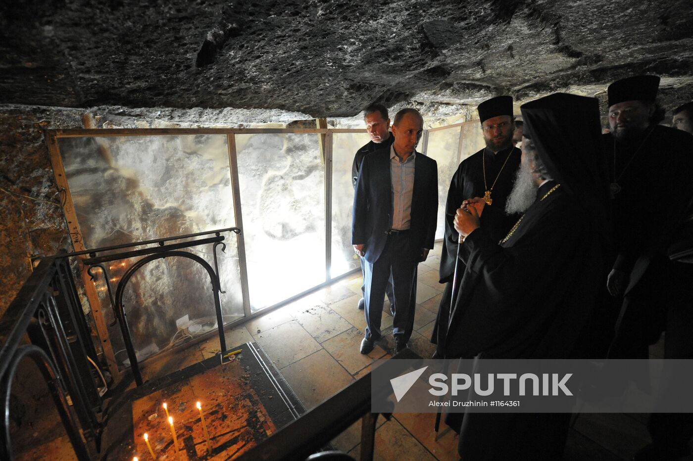 Russian President Putin's visit to Israel. Bethlehem