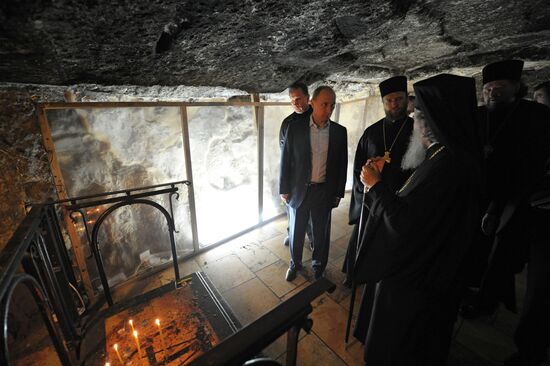Russian President Putin's visit to Israel. Bethlehem