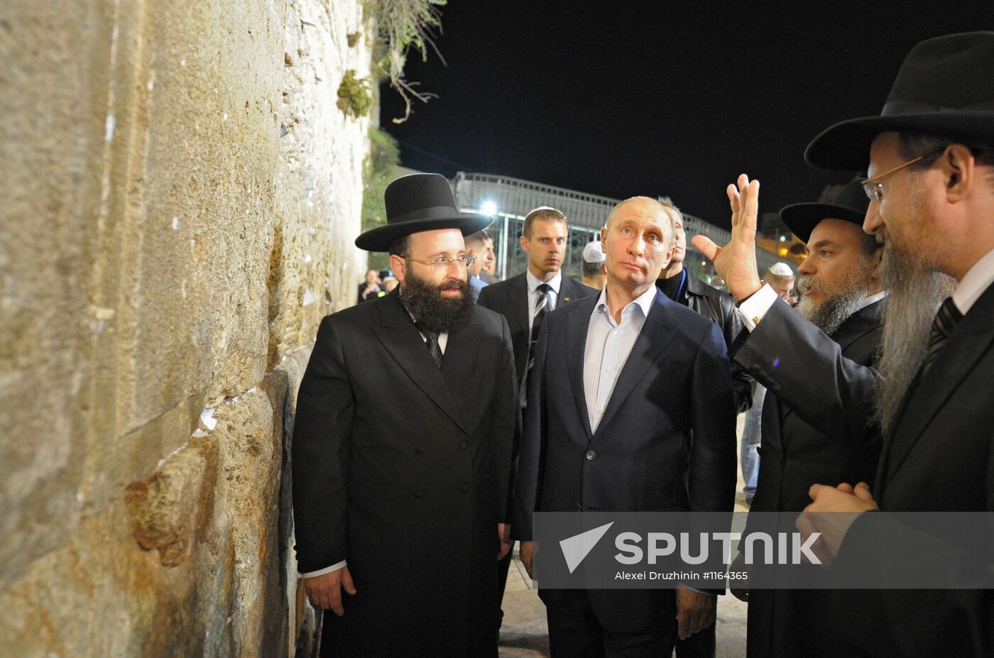 Russian President Putin's visit to Israel. Bethlehem