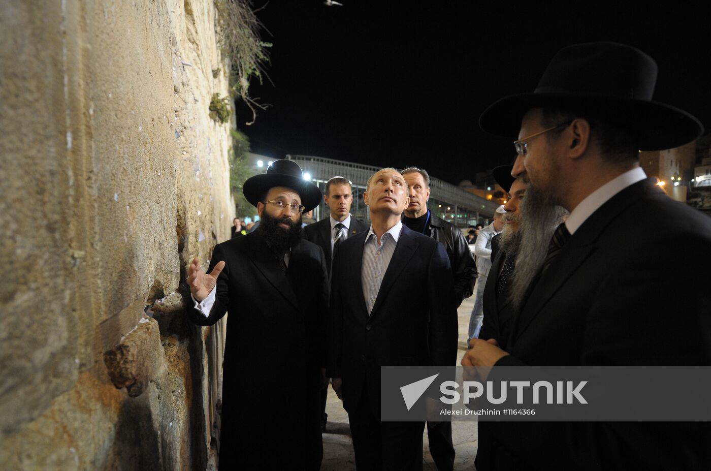 Russian President Putin's visit to Israel. Bethlehem
