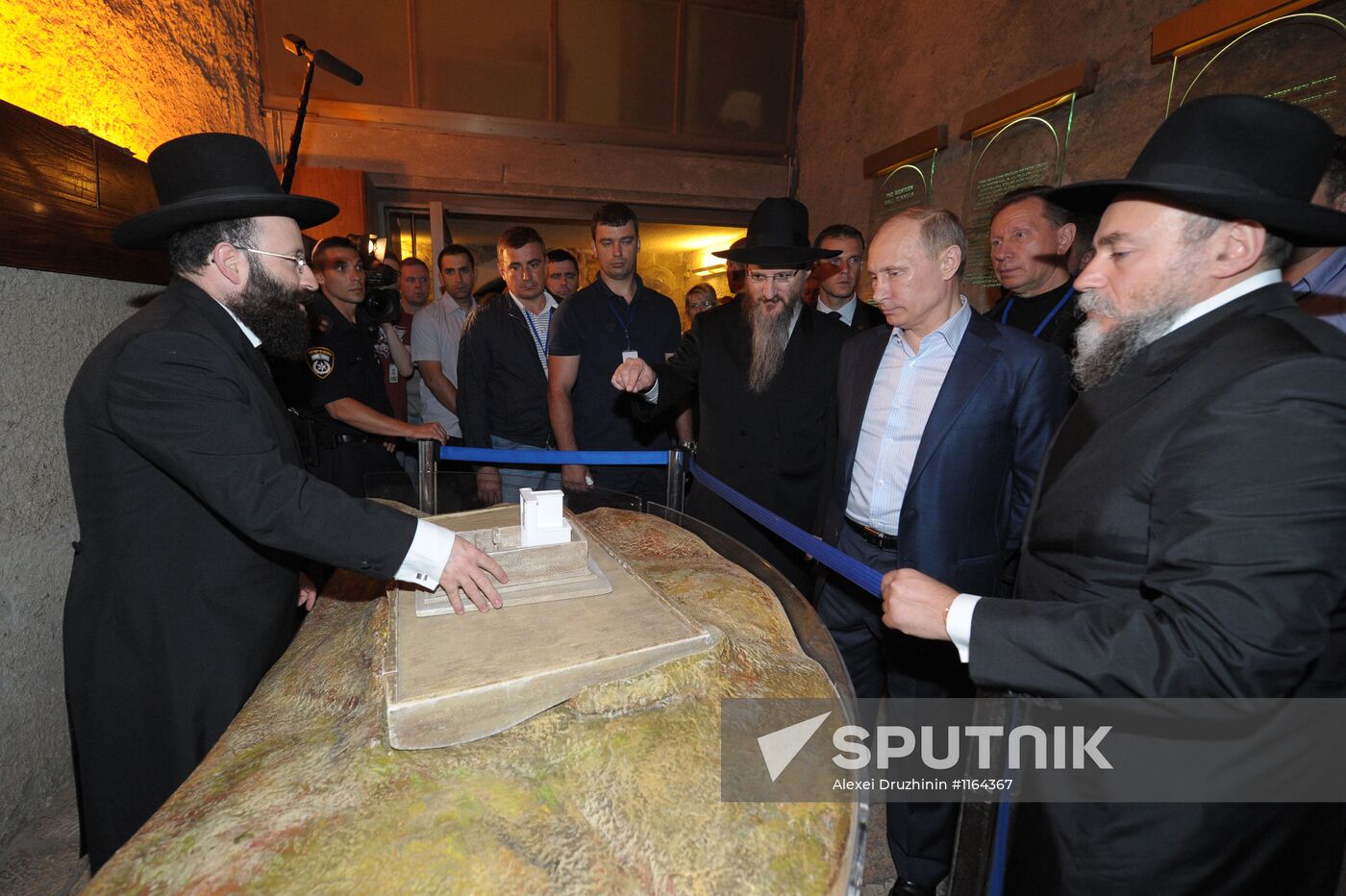 Russian President Putin's visit to Israel. Bethlehem