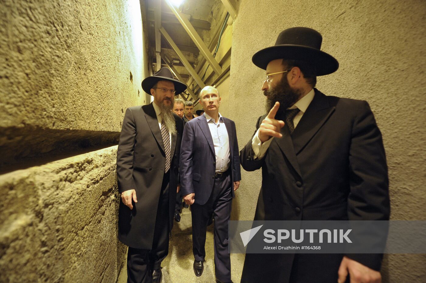 Russian President Putin's visit to Israel. Bethlehem