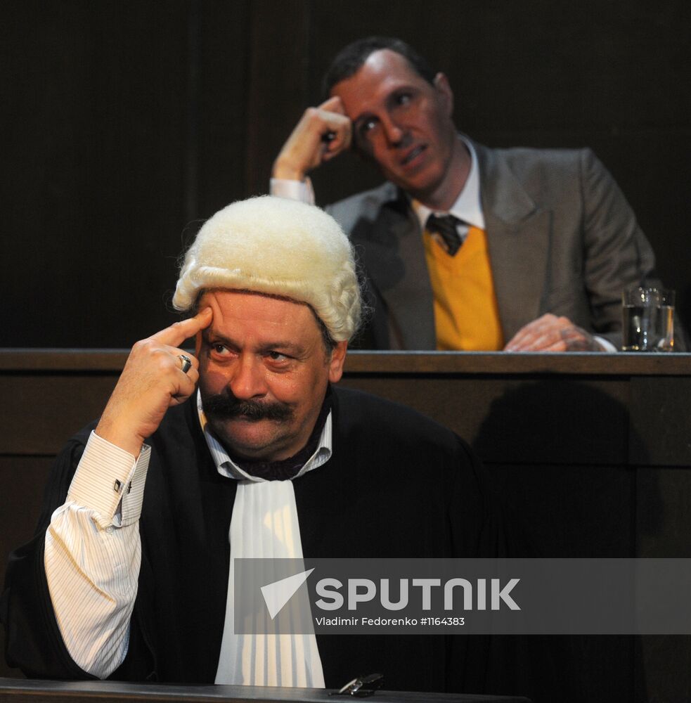 Runthrough of Witness for the Prosecution at Chekhov Art Theater