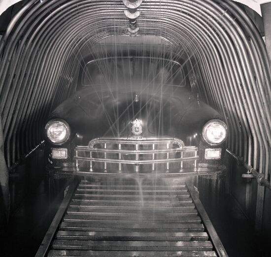 Testing watertightness of ZIM car