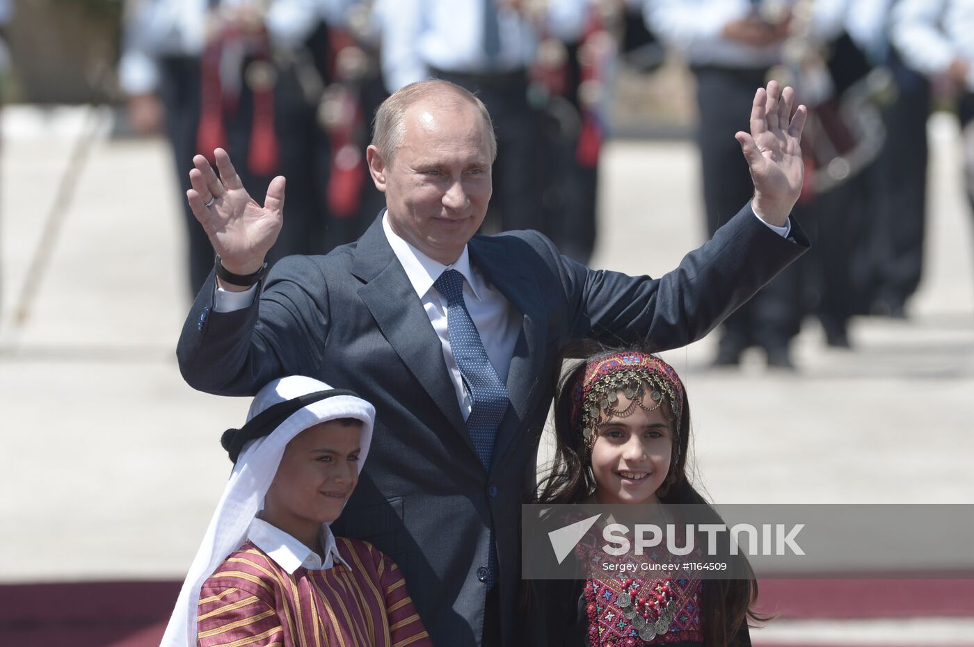 Russian President Vladimir Putin visits Palestine