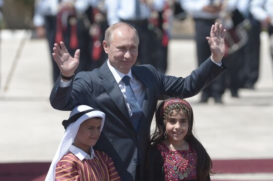 Russian President Vladimir Putin visits Palestine