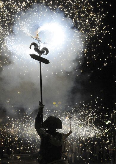 Kupala Night feast in Tarragona, Spain