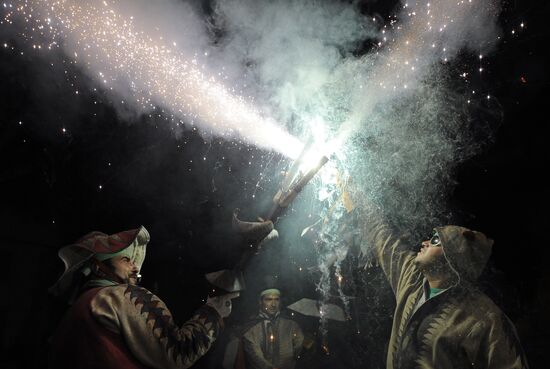 Kupala Night feast in Tarragona, Spain