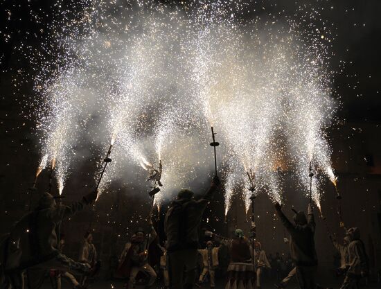 Kupala Night feast in Tarragona, Spain