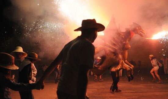 Kupala Night feast in Tarragona, Spain