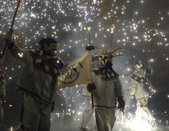 Kupala Night feast in Tarragona, Spain