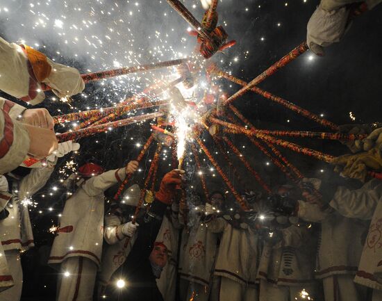 Kupala Night feast in Tarragona, Spain