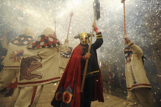 Kupala Night feast in Tarragona, Spain