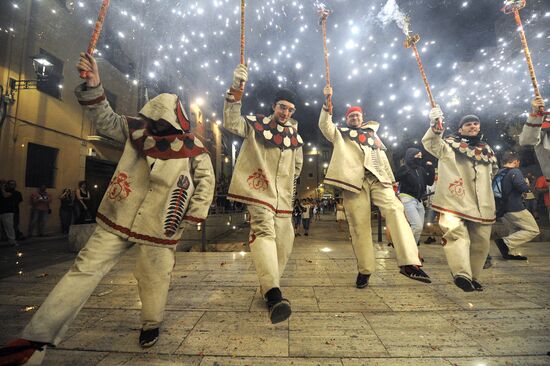 Kupala Night feast in Tarragona, Spain