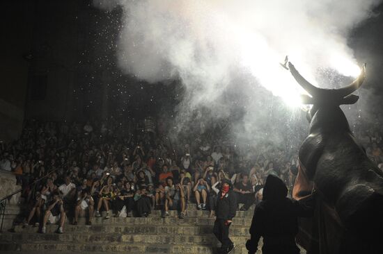 Kupala Night feast in Tarragona, Spain