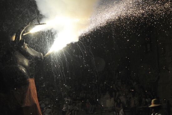 Kupala Night feast in Tarragona, Spain