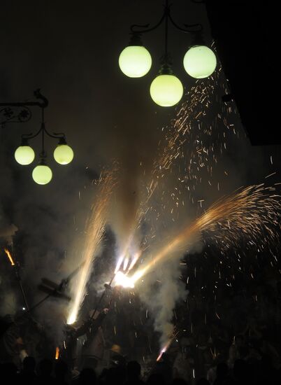 Kupala Night feast in Tarragona, Spain