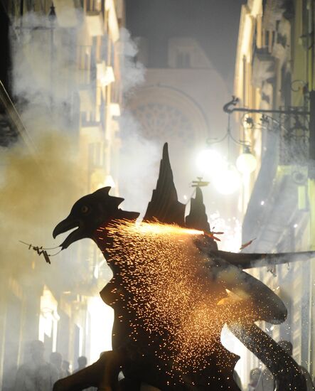 Kupala Night feast in Tarragona, Spain
