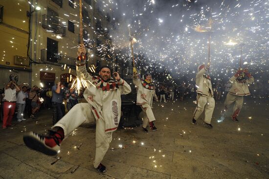 Kupala Night feast in Tarragona, Spain