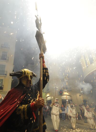 Kupala Night feast in Tarragona, Spain