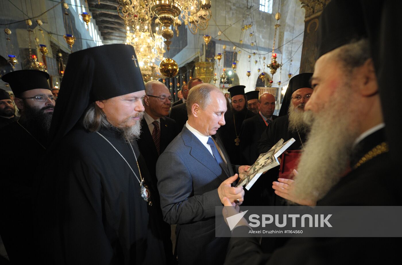 Russian President Vladimir Putin visits Palestine