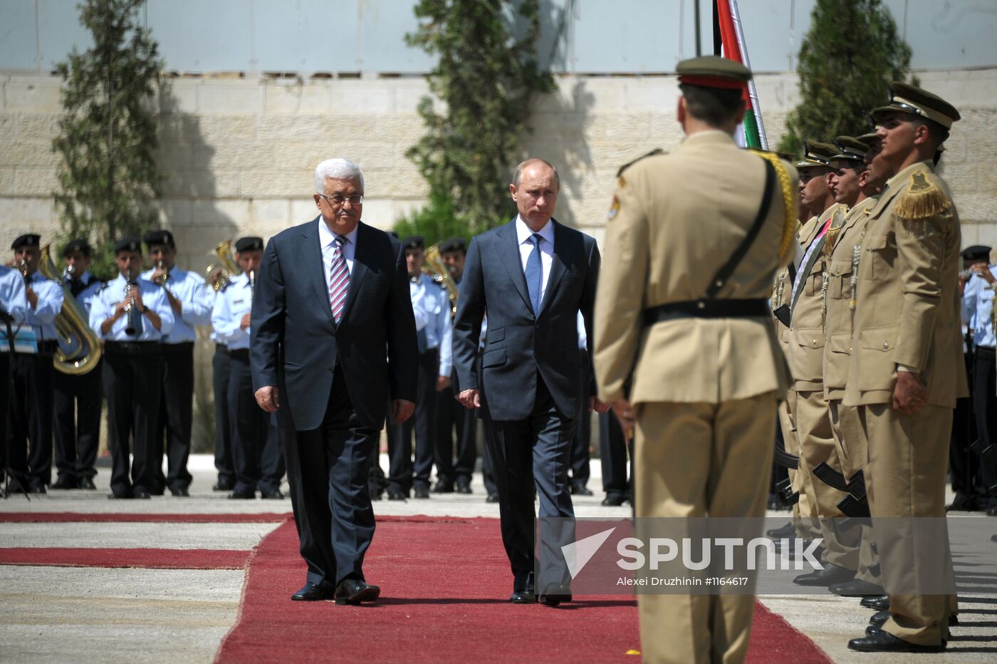 Russian President Vladimir Putin visits Palestine