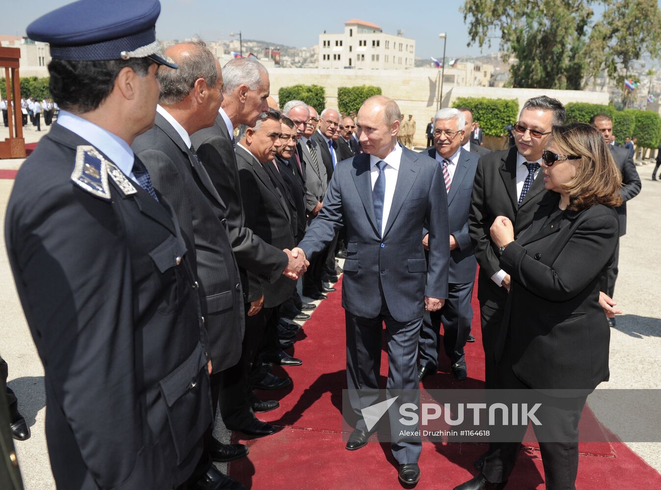 Russian President Vladimir Putin visits Palestine