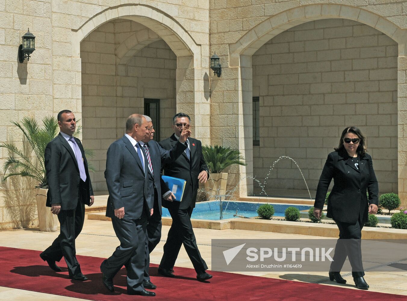 Russian President Vladimir Putin visits Palestine