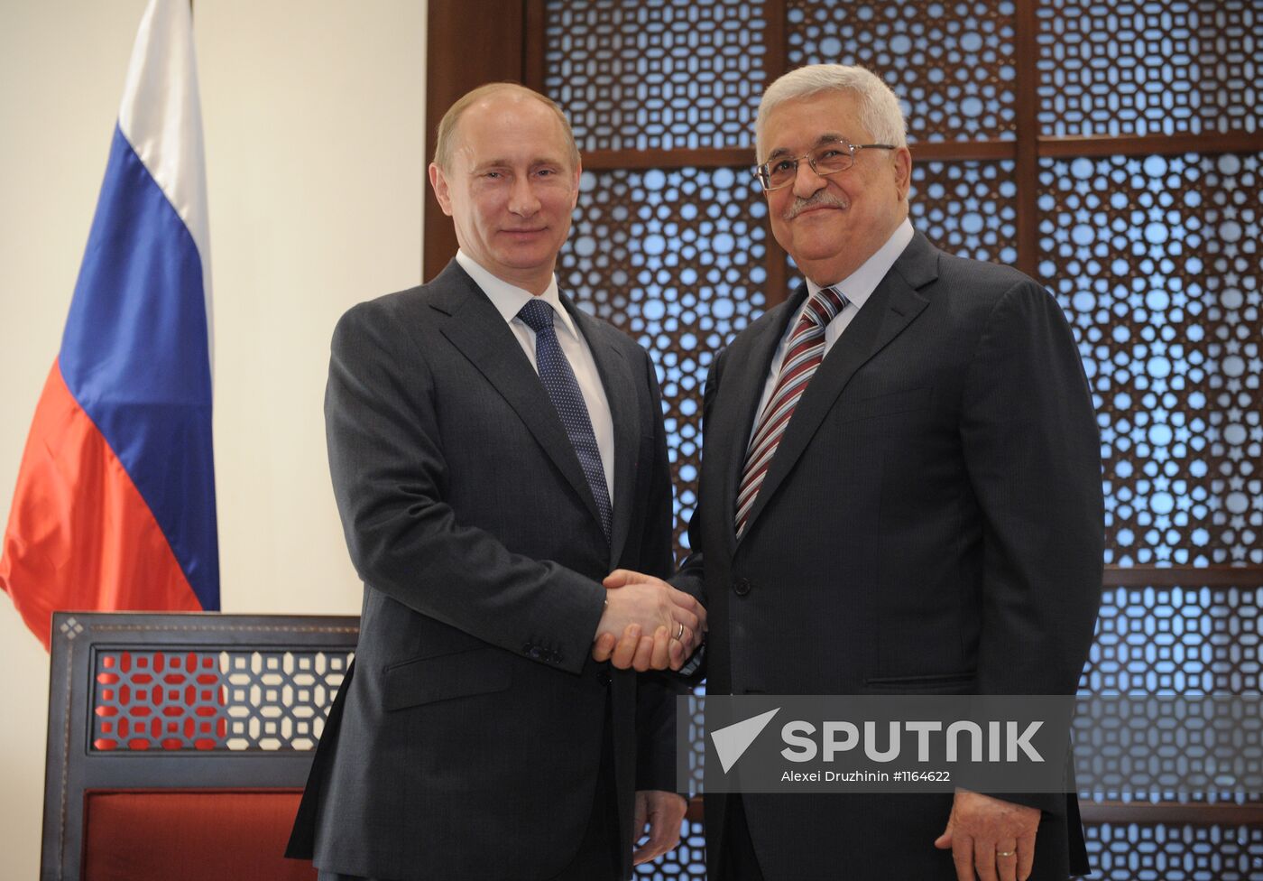 Russian President Vladimir Putin visits Palestine