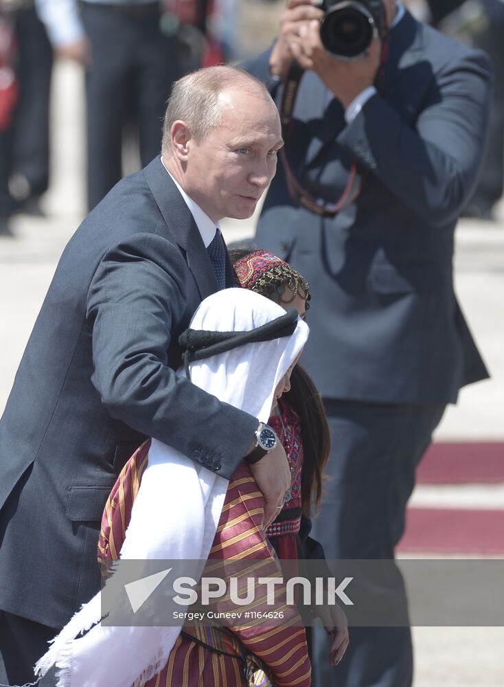 Russian President Vladimir Putin visits Palestine