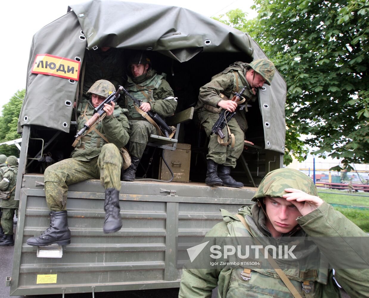 Anti-terrorism exercises in Kaliningrad seaport