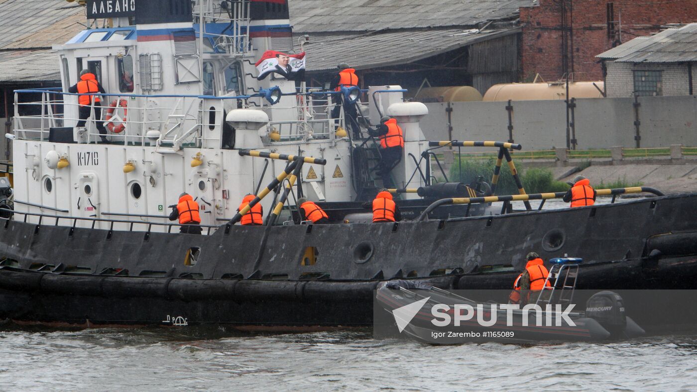 Anti-terrorism exercises in Kaliningrad seaport