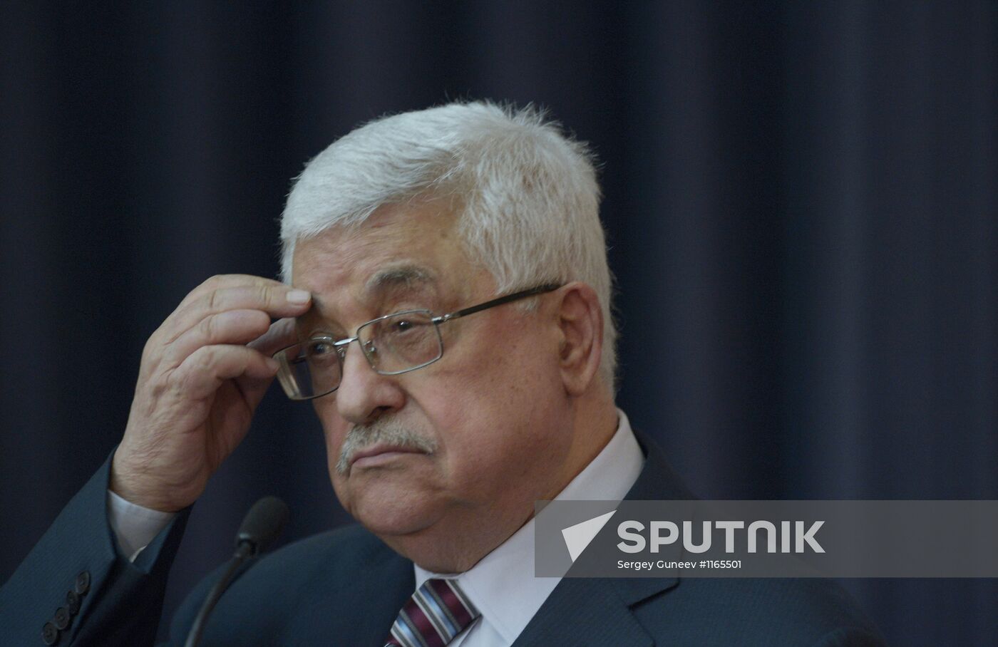 President of Palestinian National Authority Mahmoud Abbas