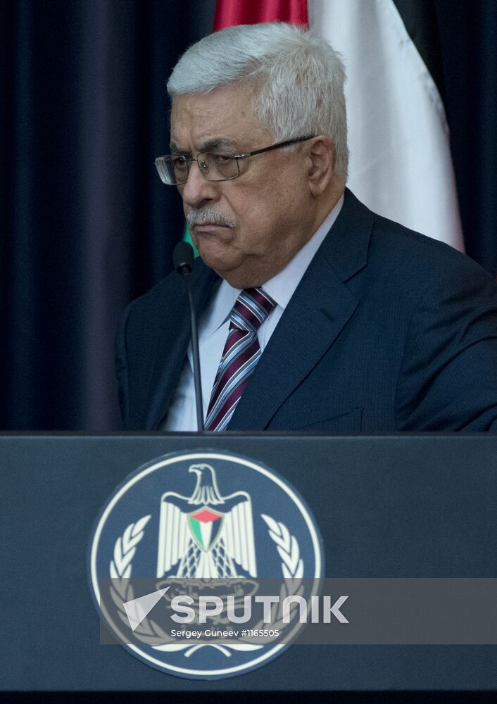 President of Palestinian National Authority Mahmoud Abbas