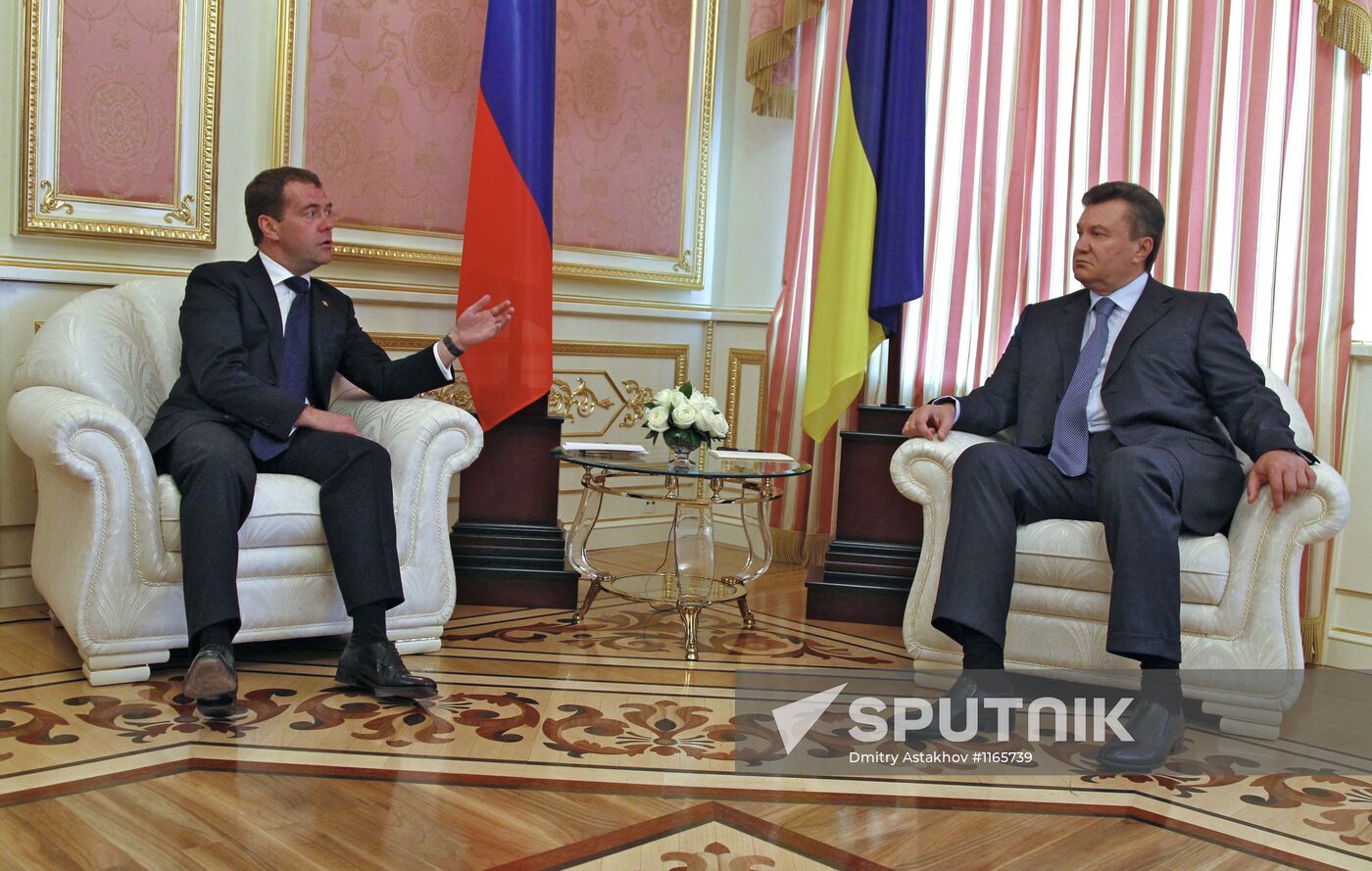 Dmitry Medvedev's working visit to Ukraine