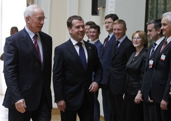 Dmitry Medvedev on working visit to Ukraine
