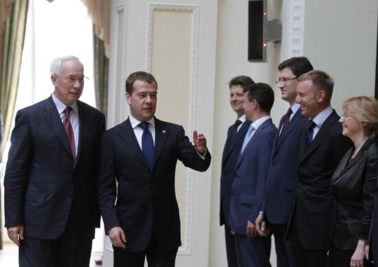 Dmitry Medvedev on working visit to Ukraine