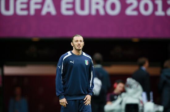 UEFA Euro 2012. German, Italian teams hold training sessions