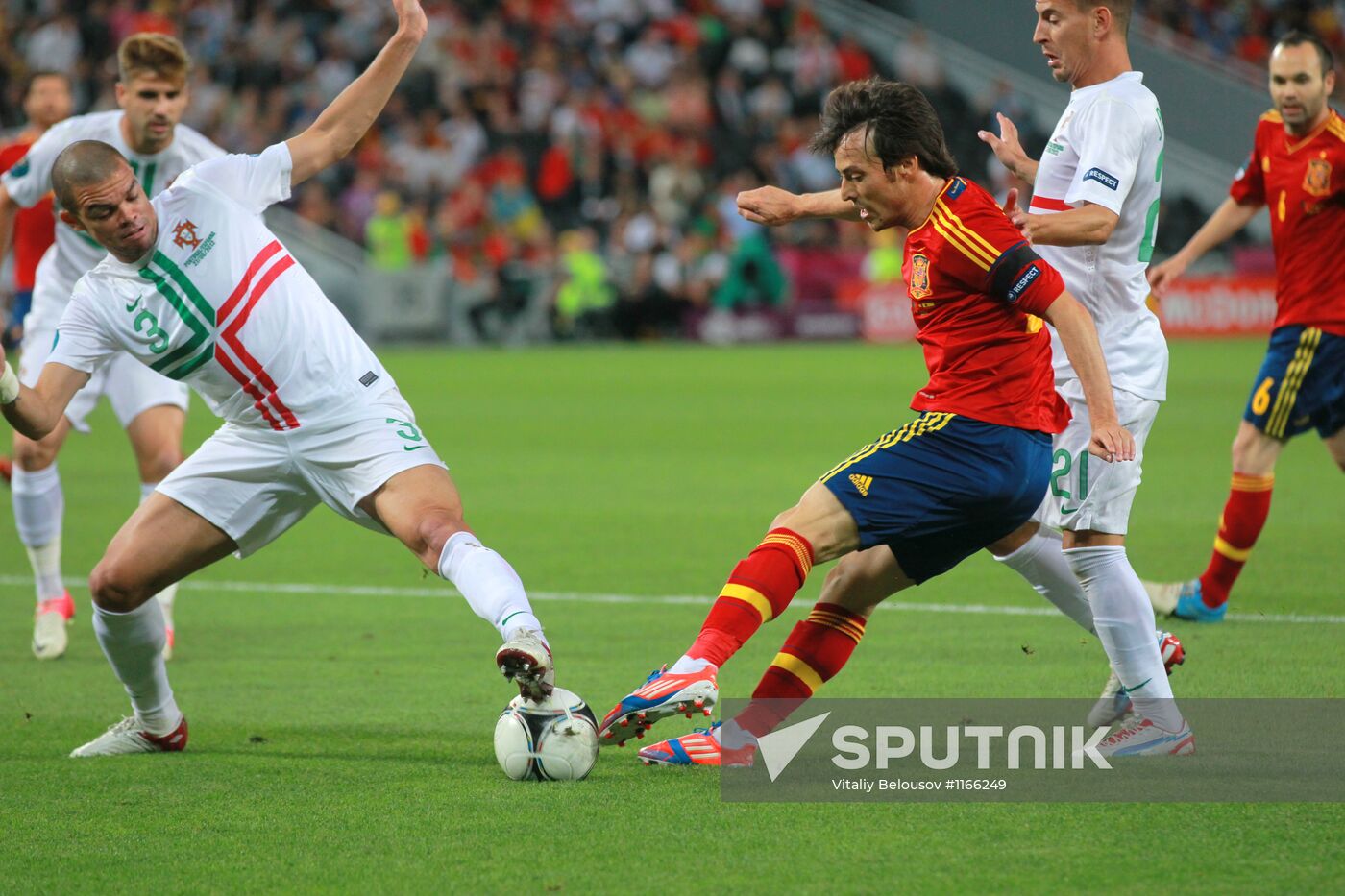 UEFA Euro 2012. Portugal vs. Spain