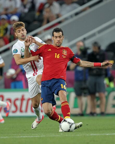 UEFA Football 2012. Portugal vs. Spain