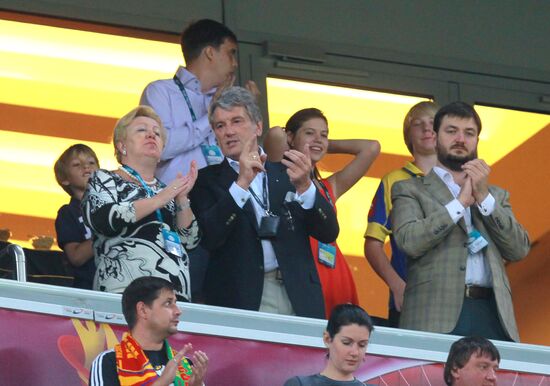 UEFA Football 2012. Portugal vs. Spain
