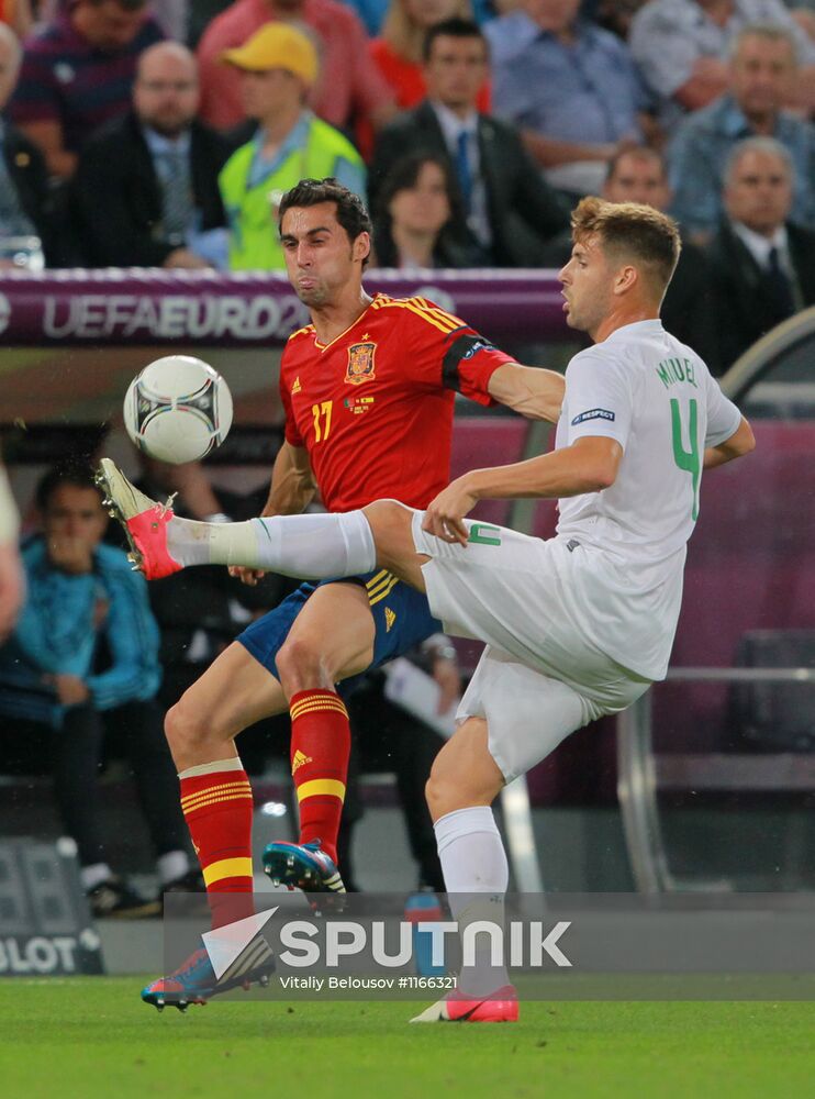 UEFA Football 2012. Portugal vs. Spain